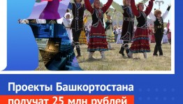 Проекты Башкортостана получат 25 миллионов рублей от президентского Фонда культурных инициатив