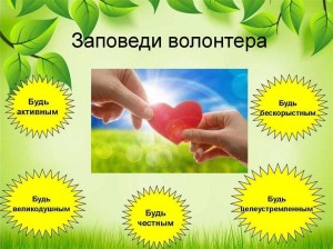 Познавательная программа «Волонтер – это здорово»