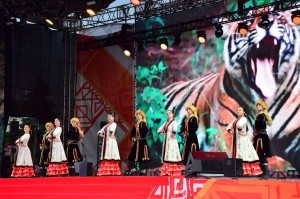 Ансамбль народного танца «Аманат»  принимает участие во всероссийском фестивале народного творчества