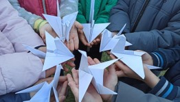 Мастер-класс «Летят в бессмертие журавли»