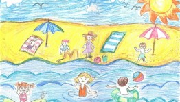 выставка рисунков «Мои веселые каникулы»