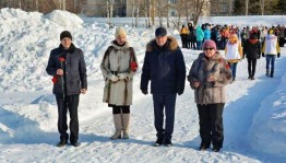 Возложение цветов, в рамках Всероссийской акции