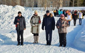 Возложение цветов, в рамках Всероссийской акции
