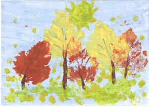 Конкурс рисунков«Осень золотая»