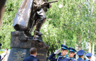 В Ишимбайском районе открыт памятник Советскому солдату