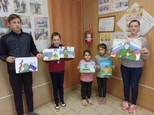 Конкурс рисунков «Наши Защитники»