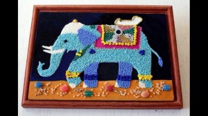 Мастер–класс панно–мозаика «Слон»