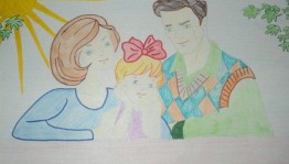 Конкурс рисунка «Мама, папа, я – здоровая семья»