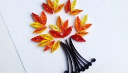 Мастер-класс в технике квилинг «Осеннее дерево»