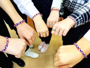 Мастер-класс «Браслет триколор»