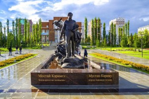 Концерт-открытие летней работы фонтана у памятника Мустаю Кариму