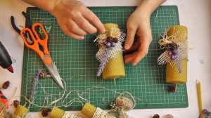 Мастер-класс эко свеча «Елочка-желаний»