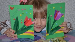 Мастер–класс «Открытки для бабушек»