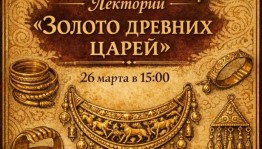 Золото древних царей: Национальный музей приглашает юных уфимцев на научно-популярную лекцию