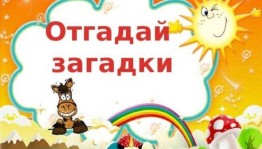 «Отгадай и дополни» игровая программа по разгадыванию загадок.