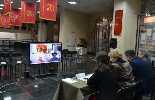 В Республиканском музее Боевой Славы прошла научная видеоконференция к 100-летию со дня рождения комсомола