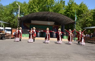 Артисты Сибайского концертно-театрального объединения приняли участие в Сабантуе в Саратовской области