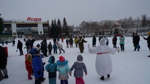 В Стерлитамаке состоялось торжественное открытие новогодней ёлки и Домика Деда Мороза