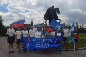 Участники факельной эстафеты «Бег Мира 2018» посетили «3D-маппинг музей» им.М.М.Шаймуратова