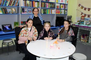 В Дуванской модельной библиотеке провели час фантазий «Волшебный огонёк свечи»