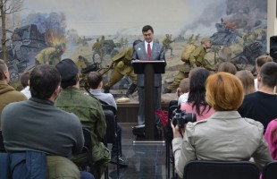 Музей Боевой Славы посетили школьники из Луганской Народной Республики
