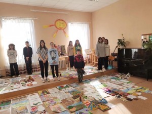 Просмотр работ художественного отделения за первое полугодие