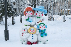 Конкурс снеговиков «Снежная скульптура»