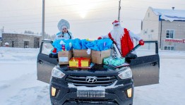 Караидельская модельная библиотека провела новогодние акции в поддержку населения