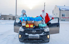 Караидельская модельная библиотека провела новогодние акции в поддержку населения