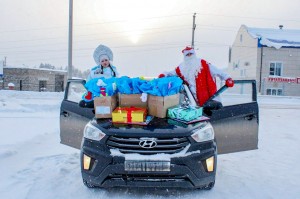 Караидельская модельная библиотека провела новогодние акции в поддержку населения