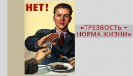 Тематический час «Трезвость – норма»