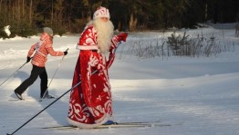 Зимние старты «Дед мороз на лыжных гонках»