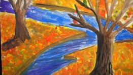 Конкурс рисунков на природе «Я и осень»