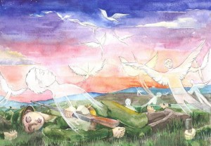 Информационный час«Праздник белых журавлей»