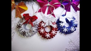 Мастер–класс «Новогодняя елочная игрушка из фоамирана»