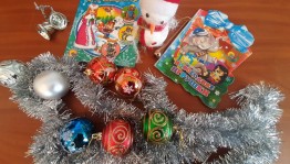 Игровая мозаика «Забавы у новогодней елки»
