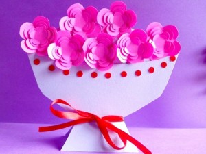 Мастер–класс «Открытка для мамы»