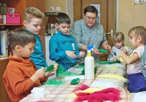 Мастер–класс «Мокрое валяние»