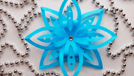 Мастер-класс «3Д снежинка»