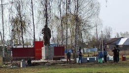 Благоустройство территории памятника воинам, погибшим в годы ВОВ