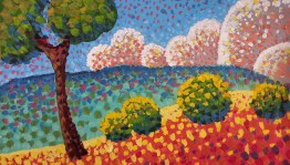 Мастер–класс «Пейзаж в технике пуантилизма»