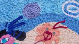 Мастер-класс «Рисунок из пряжи»