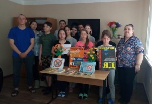 Информационный час «Долой из жизни никотин, быть здоровыми хотим»