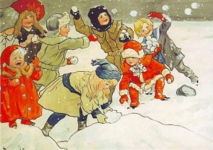 Игры на свежем воздухе «Снежные баталии»