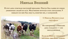 Познавательный час «Обряды и обычаи»