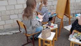 Мастер- класс «Сельский пейзаж»