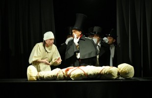The Russian Drama Theater of the Republic presented the premiere of "The Death of Tarelkin" by A. Sukhovo-Kobylin