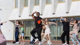 A dance and entertainment event dedicated to the Youth Day was held in the center of Ufa