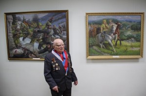 Выставка художника-фронтовика Николая Лавренова открылась в Уфе