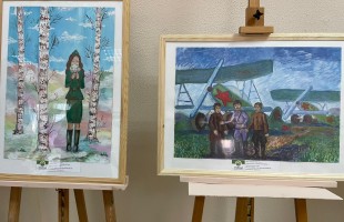 В Мелеузе открылась выставка работ-победителей конкурса «Время героев»